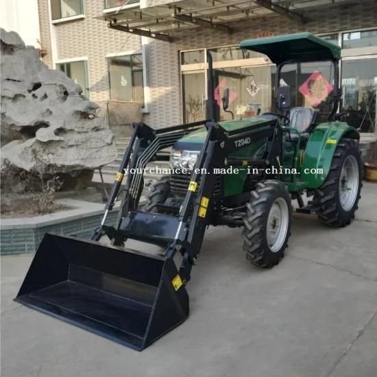 Tz04D China Tip Quality 30-55HP Wheel Farm Tractor Mounted Front End Loader Hot Sale in ...