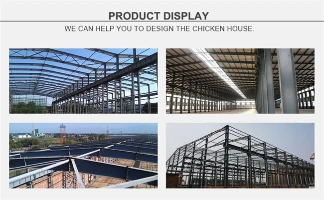 Prefabricated Galvanized Steel Structure Chicken Farm Poultry House
