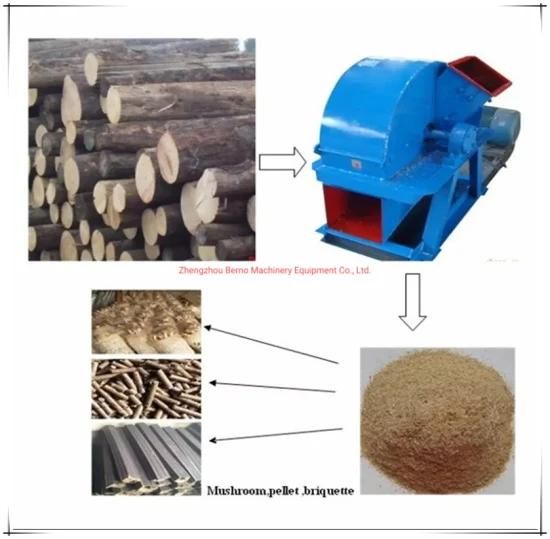 Wood Sawdust Machine Log Crushing Machine