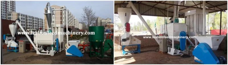Manufacturer 1000kg/H Simple Poultry Livestock Feed Production Line