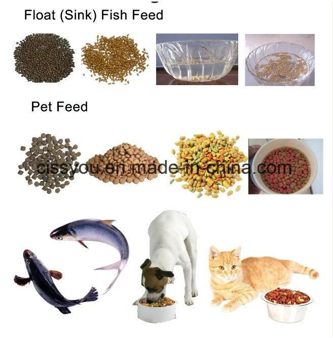 Animal Poultry Aquatic Fish Shrimp Cat Pet Food Feed Pellet Mill