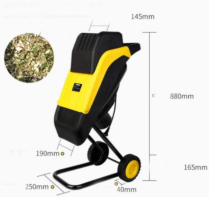 New Portable Professional Electric Garden Wood/Branches/Leaf Chipper/Shredder-Power Tools