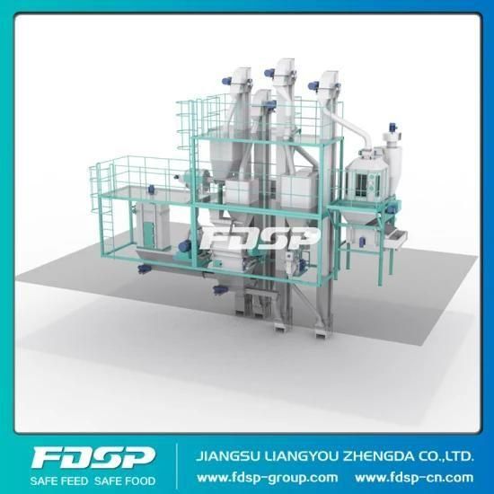 Reasonable Price High Output Pellet Machine Project Cattle Feed Plant