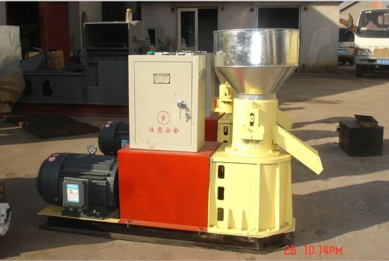 Flat Die Homemade Feed Pellet Mill with CE