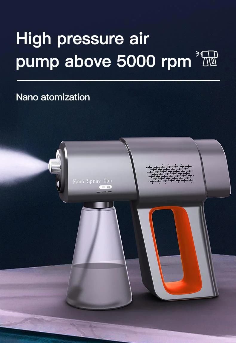 Rechargeable Nano High Pressure Water Spray Gun for Sanitizer