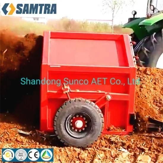 Samtra Zfq Compost Turner Machine on Tractor