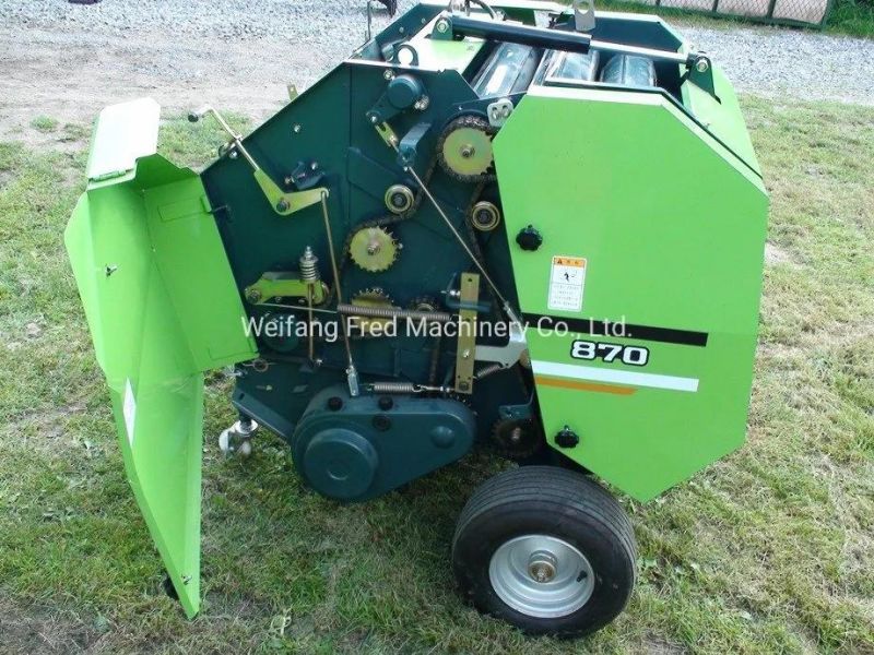 Tractor Mounted Mini Round Baler Factory Supply Mrb0870 Packing Machine