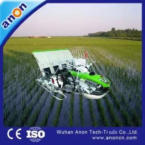 Anon Walk-Behind 4 Rows China Walking Manual Row Rice Paddy Transplanter