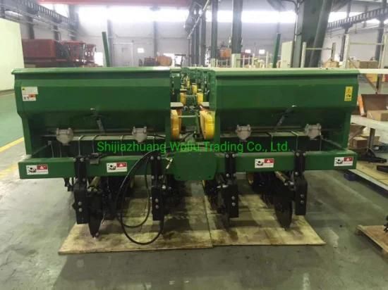 Big Farm Using Trailed &amp; Heavy Type 4 Rows Corn, Soy, Beans, Sunflowers, Precise Planter, ...