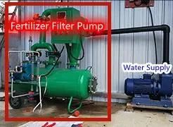 Metal Centrifugal Filter with Fertilizer Suction Pump for Manual Irrigation System