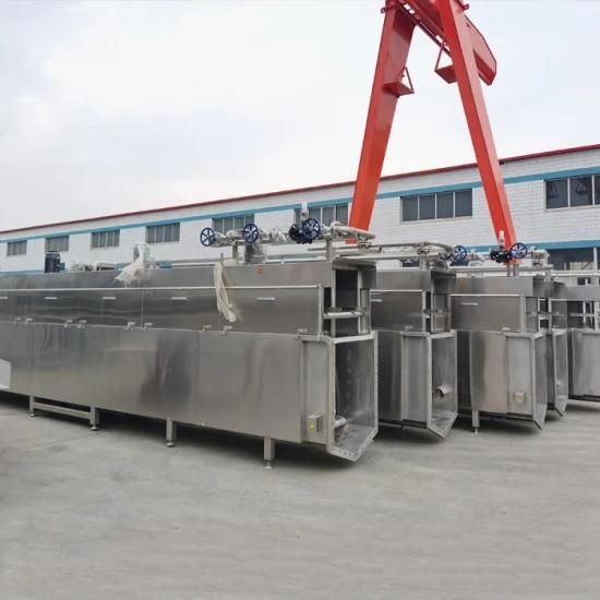Automatic Abattoir Equipment Halal Poultry Chicken Slaughtering Processing Scalding ...