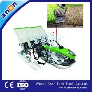 Anon Agriculture Farmer Walk Behind 4 Rows Paddy Planting Machine Automatic Tray Seed ...