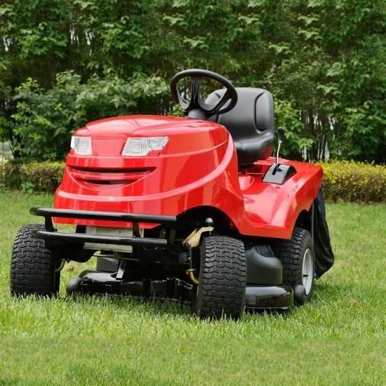 Riding on Toro Lawn Mower Tractor with Grass Catcher