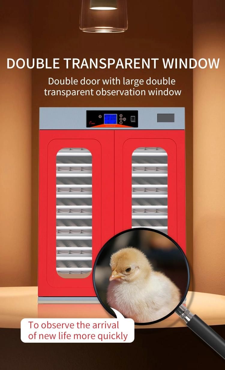 Hhd Transparent Automatic Digital 1000 Chicken Eggs Incubator
