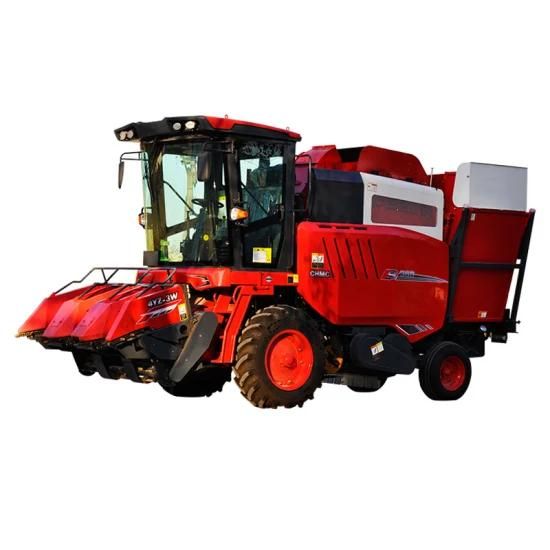 Farming Use Tractor Mounted Corn Harvester Mini Maize Harvesting Machine