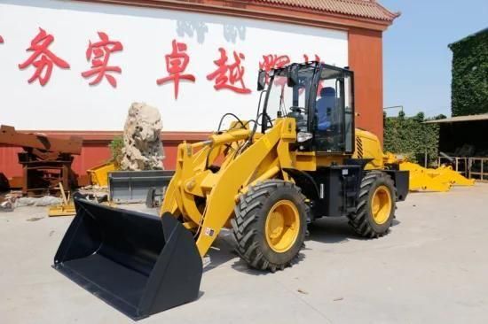China Wheel Loader Lq928 with Rated Load 2.8t with Standard Bucket with Wood Grabber with ...