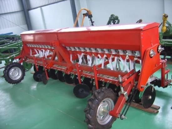 Seed Drill, Wheat Seeder with Fertilizer Hopper, Wheat Planter