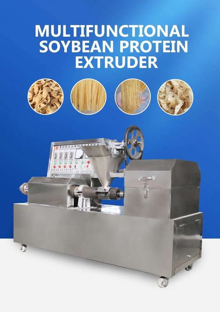 China Full Automatic Defatted Soy Protein Food Machinery