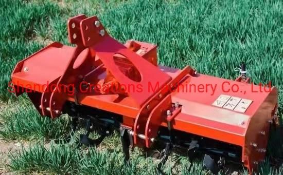 Tractor Hauling Rotary Cultivator