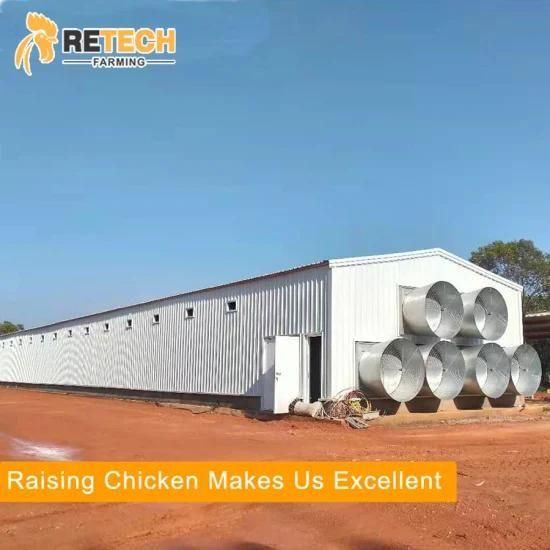 Prefabricated Galvanized Steel Structure Chicken Farm Poultry House