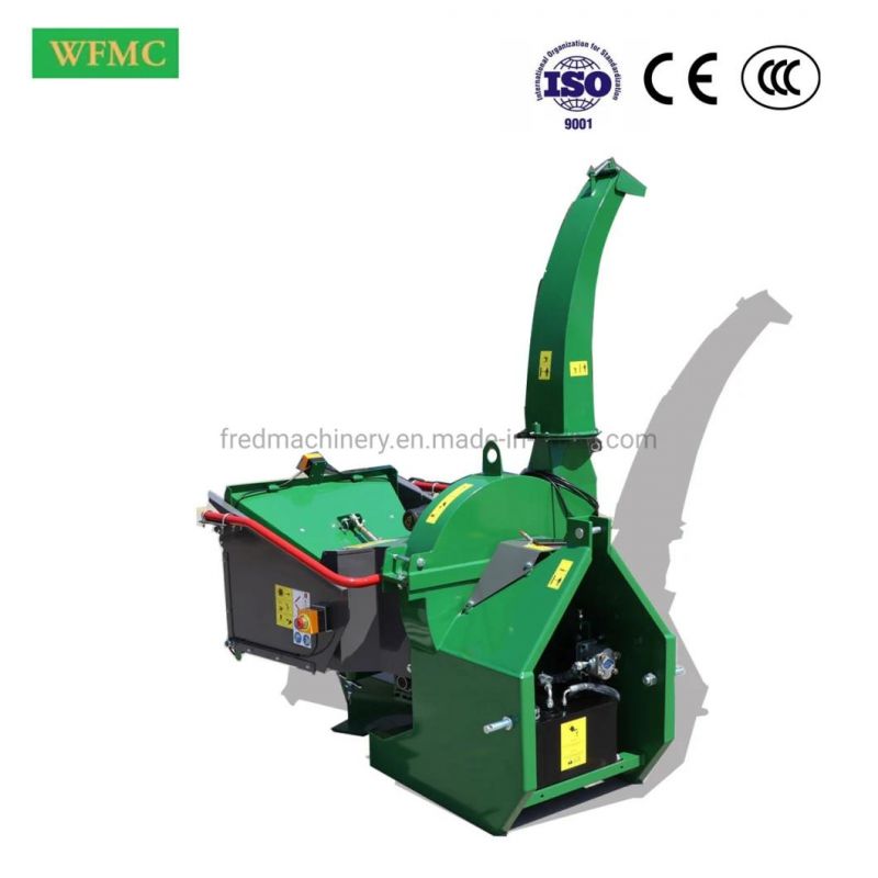 CE Standard ISO9001 Wood Working Machine 7 Inches Hydraulic Wood Shredder