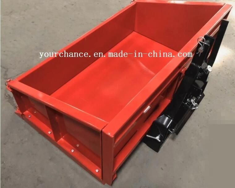 High Quality Garden Machine Agricultural Tractor 3 Point Hitch Transport Box with Europe CE Certificate for Sale