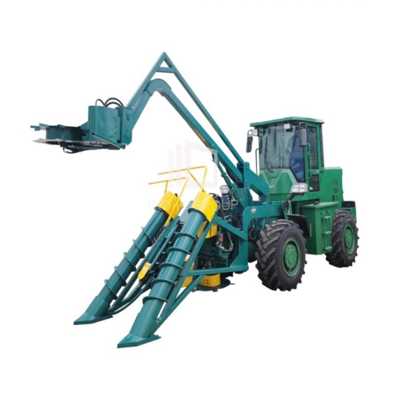 High Efficient Gzsh-15 Series Sugarcane Harvester with 4WD Driving System