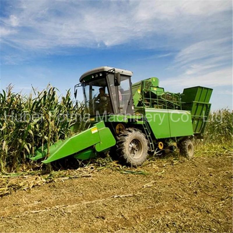 Three Rows Harvesting Machine Self-Propelled Corn Combine Harvester (4YZ-3E)