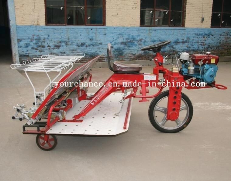 High Quality 2z-6300 6 Rows 300mm Rows Width Ride Type Rice Transplanter for Sale