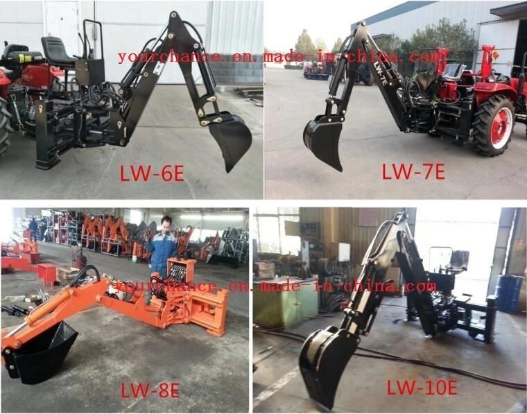 America Hot Selling Lwe Series Tractor Mounted Pto Drive Moving Type Side Shift Backhoe Excavator Made in China