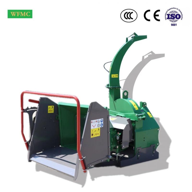 CE Standard Forsetry Wood Cutting Machines Self-Contained Hydraulic System 5 Inches Chipper