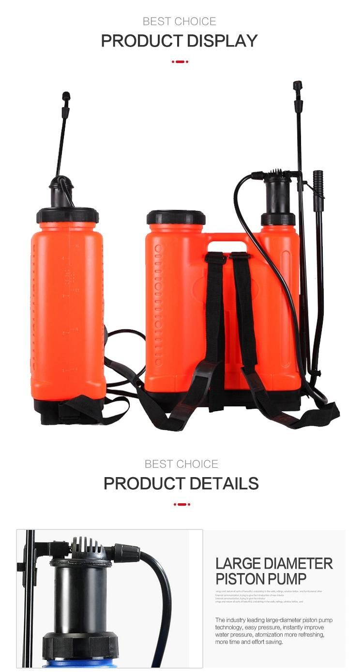 Plastic Wholesale Knapsack/Backpack Manual Hand Pressure Agricultural Pump Sprayer (LK-C)