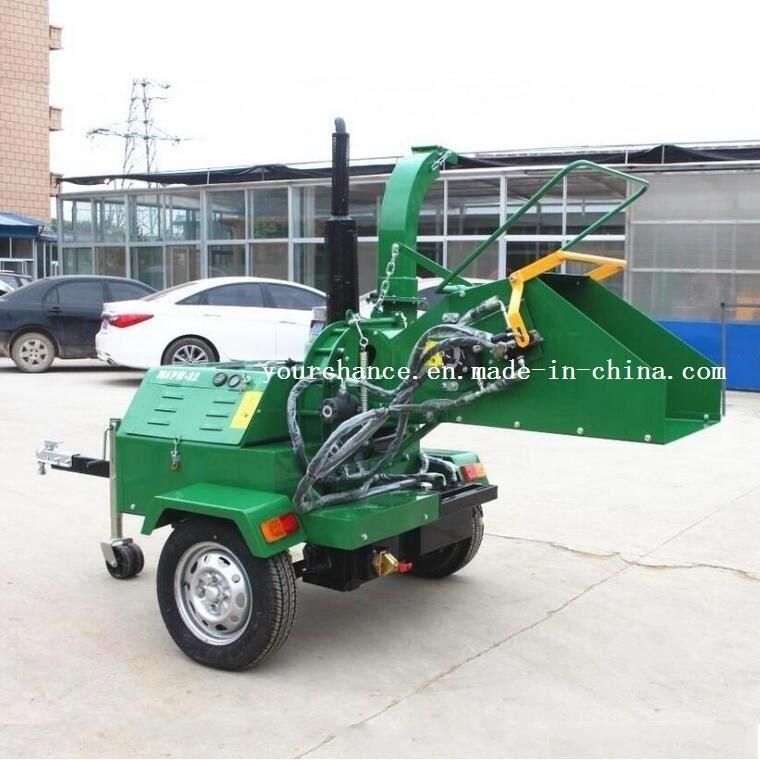 Canada Hot Sale Wc-22 Forestry Machine 22HP 8 Inch Selfpower Towable Wood Chipper with Hydraulic Feeding System