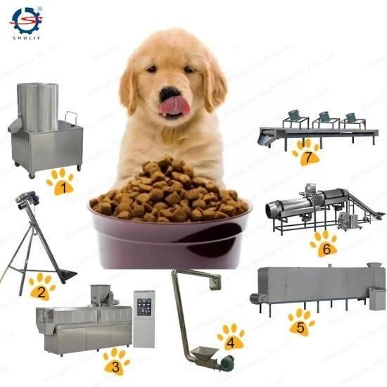 Pet Cat Dog Food Making Machine Animal Feed Pellet Extruder Machine