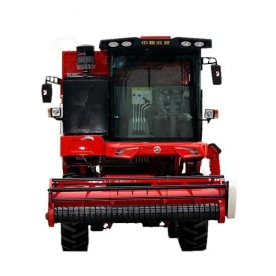 Agricultural Self-Propelled Wheel Type Earth Pea Peanut Combine Harvester