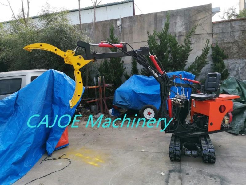 Mini 900kg Crawler Excavator 360 Degree Rotation Backhoe Hot Sale in Mexico for Indoor Working