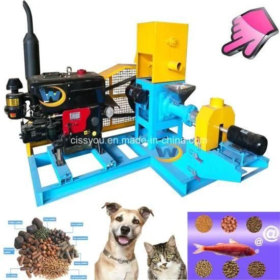 Factory Offer Floating Fish Feed Pellet Extruder Machine (WSP)