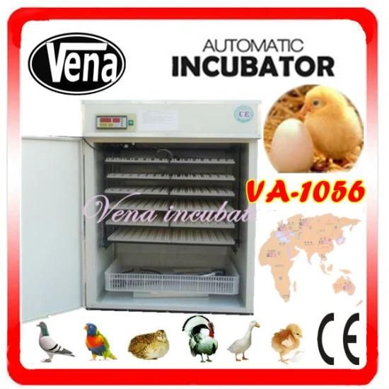 CE Approved Fully Automatic Digital Egg Incubator for Chicken Eggs Va-1056
