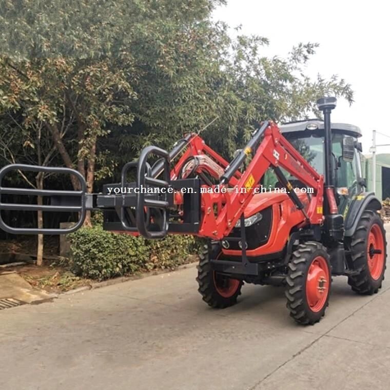 High Quality Agricultural Tools Bg10 Ce Approved 65-110HP Tractor Front End Loader Quick Hitched Bale Grab in 750kg Grabbing Weight 0.6-1.25m Grabbing Diameter