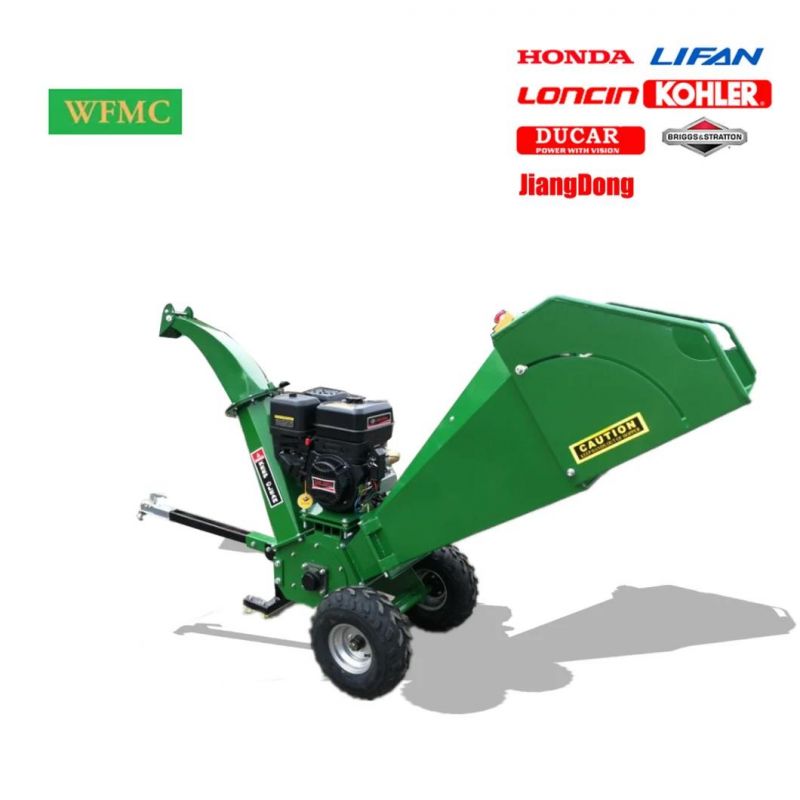 High Efficiency Forestry Machine Electric Start Gasoline Wood Chipper GS-15e
