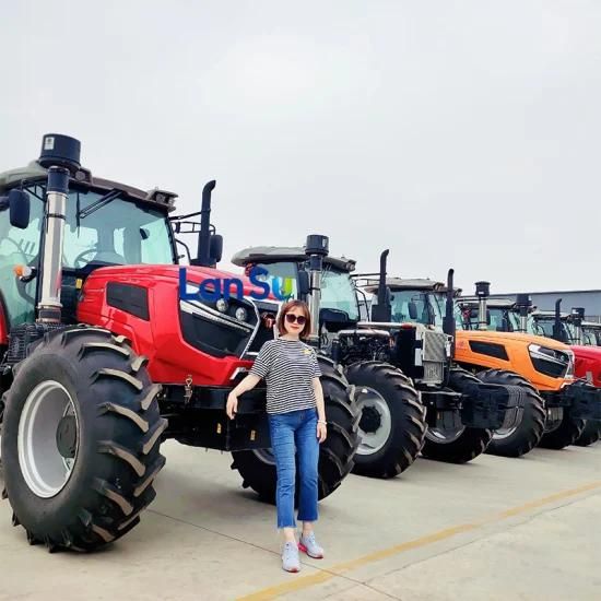China Factory Price High Quality 20-180HP 4WD Farm Tractor Agricultural Small Tractor Mini ...