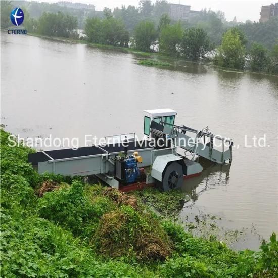 Small Size Aquatic Weed Harvester for Reservoir/ Lake / River Cleaning