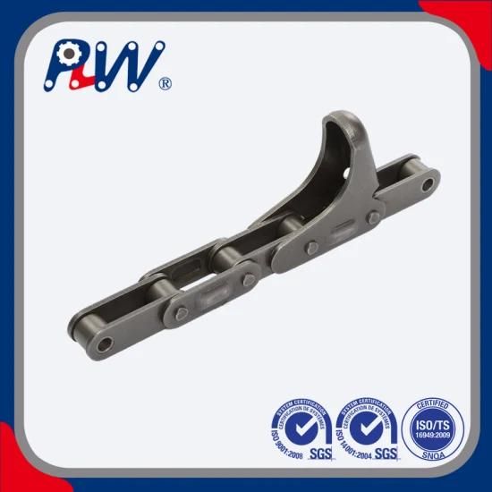 C Type Steel Agricultural Chain with Attachments (CA2060-C6E)