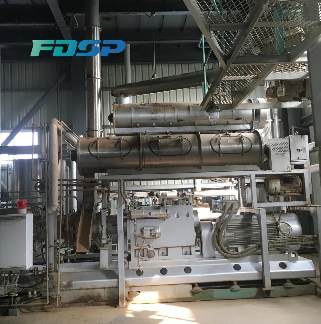 High Efficiency Twin-Screw Steam Extruder Floating Fish Feed Extruder Machinery