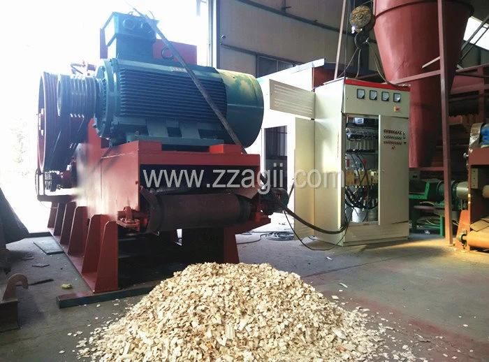 Large Output Forest Machinery Drum Wood Chipper Shredder Machine