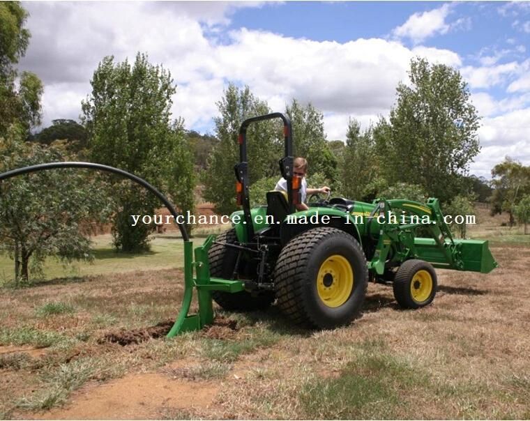 Australia Hot Selling Garden Machine High Quality Poly Pipe Layer Tractor Rear Hitch Singel Tine Ripper with Pipe Layer