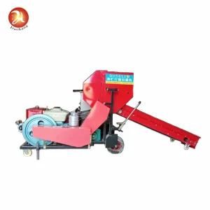 Automatic Diesel Straw Baling Mini Round Silage Packing Machine