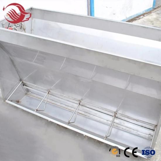 Automatic Stainless Steel 10 Holes 12 Holes Double Side Pig Feeder/Trough