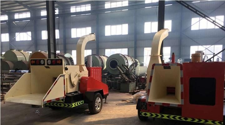 Compact Structure Mobile Type Tree Branch Wood Crusher