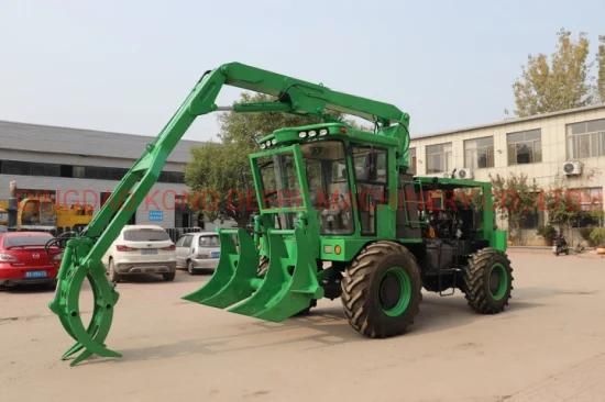 ISO CE Approved 4 Wheels Sugar Cane Loader with 360 Degree Rotation Boom